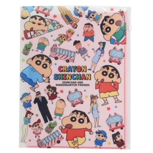 ポケットファイル クレヨンしんちゃん ジップファスナー付 6ポケット ファイル ちらし 新学期準備文具 アニメキャラクター プレゼント バレンタイン Tjs キャラクターのシネマコレクション 通販 Yahoo ショッピング