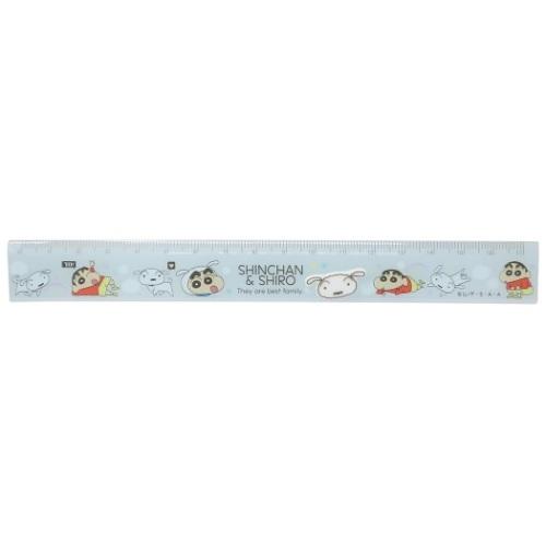 ものさし クレヨンしんちゃん マスコット付き 17cm 定規 通販 しんのすけ&シロ グッズ