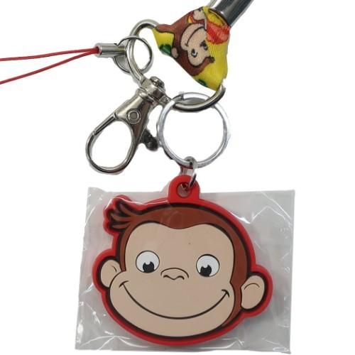 おさるのジョージ ネックストラップ 幅広 ネックピース イエロー ティーズファクトリー 携帯ストラップ プレゼント キャラクターのシネマコレクション 通販 Paypayモール