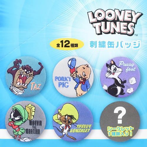 ルーニーテューンズ 刺繍カンバッジ全12種 LOONEY TUNES 缶バッジ