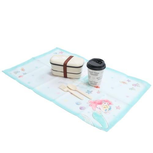 ランチーフ リトルマーメイド ランチクロス ワイド 抗菌 防臭 ディズニープリンセス 通販 アリエル グッズ キャラクターのシネマコレクション 通販 Paypayモール