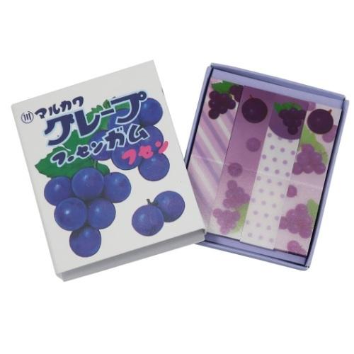 マルカワフーセンガム 付箋 箱入り フィルム ふせんセット グレープ おやつキャラ ティーズファクトリー キャラクターのシネマコレクション 通販 Paypayモール