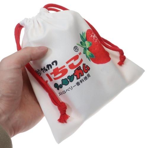 マルカワいちごガム フラット きんちゃくポーチ 巾着袋 おやつパッケージ キャラクター グッズ キャラクターのシネマコレクション 通販 Paypayモール