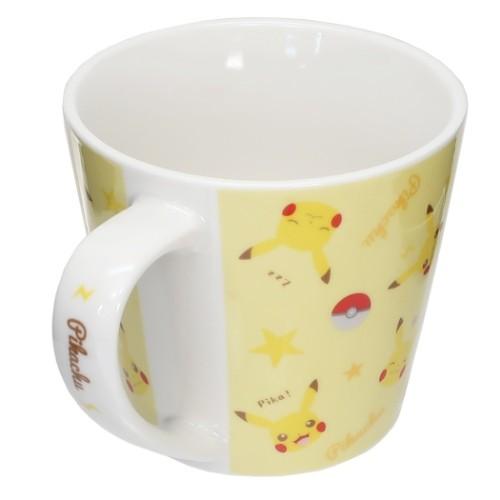 ポケモン ポケットモンスター グッズ マグカップ 磁器製 Mug ピカチュウ フェイスパターン ティーズファクトリー キャラクターのシネマコレクション 通販 Paypayモール