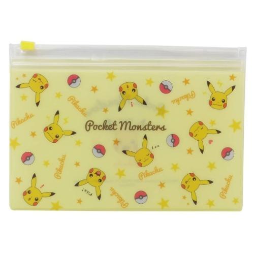 ポケットモンスター キャラクター 不織布マスクケース 抗菌 2ポケット クリア ジッパーポーチ ピカチュウ ポケモン グッズ キャラクターのシネマコレクション 通販 Paypayモール