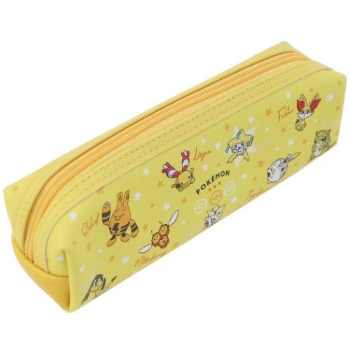 配送員設置 筆箱 ポケモン Box スリム ポーチ ポケットモンスター カラーズ イエロー ペンケース新学期準備文具 ペンポーチ 小学生 中学生 高校生 キャラクター Mafe Industrie Fr