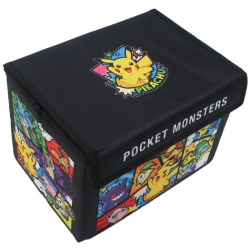 ポケモン グッズ フタ付き 折りたたみ 収納ボックス
