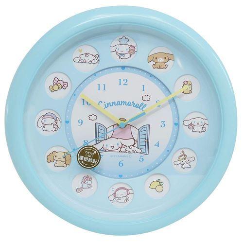 シナモロール 丸窓 ウォールクロック 壁掛け時計 サンリオ キャラクター キャラクターのシネマコレクション 通販 Paypayモール
