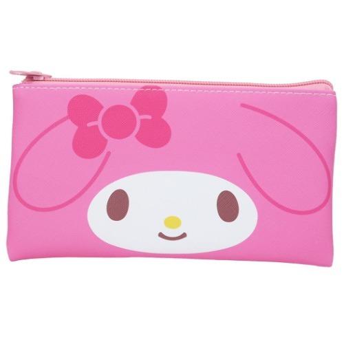 ペンケース マイメロディ フラット ペンポーチ サンリオ フェイス 筆箱 キャラクター キャラクターのシネマコレクション 通販 Paypayモール