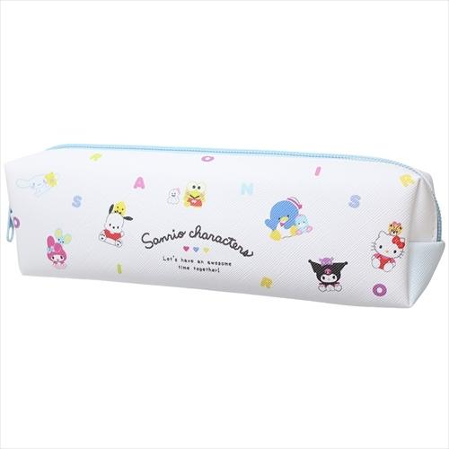 ペンケース サンリオキャラクターズ Wファスナースリムペンポーチ サンリオ カラフル アルファベット 筆箱 新学期準備文具 Tsf Sr キャラクターのシネマコレクション 通販 Yahoo ショッピング
