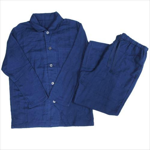 メンズ 紳士用 マシュマロガーゼパジャマ ダークブルー パジャマ ホームウェア グッズ Uchinoプレミアム ギフト雑貨 リラックス キャラクターのシネマコレクション 通販 Paypayモール