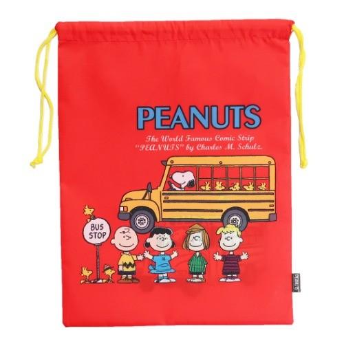 スヌーピー 巾着袋 キャラクター グッズ ナイロン 巾着 レッド サンエックス キャラクターのシネマコレクション 通販 Paypayモール