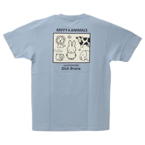 ミッフィー MIFFY ＆ ANIMALS ディックブルーナ Tシャツ 絵本キャラクター Lサイズ 爆買