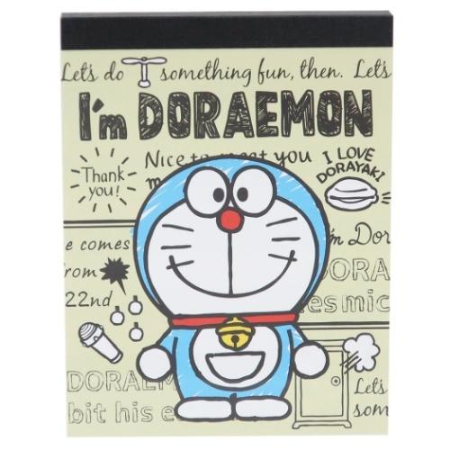 メモ帳 アイムドラえもん ミニ ミニメモ サンリオ タイポグラフィ プチギフト かわいい 文具 アニメキャラクター キャラクターのシネマコレクション 通販 Paypayモール
