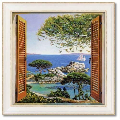 額装　アート　サイン入り　デシェルプレトレ　絵画 インテリア 額装 アート サイン入り デシェルプレトレ 絵画 インテリア 額装