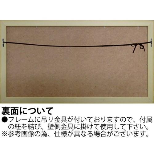 ローワン フラワーアート 額装品 ユーパワー カラフル チューリップ フィールド グッズ 98x53cm 額付き 【ブラッ】 ポスター
