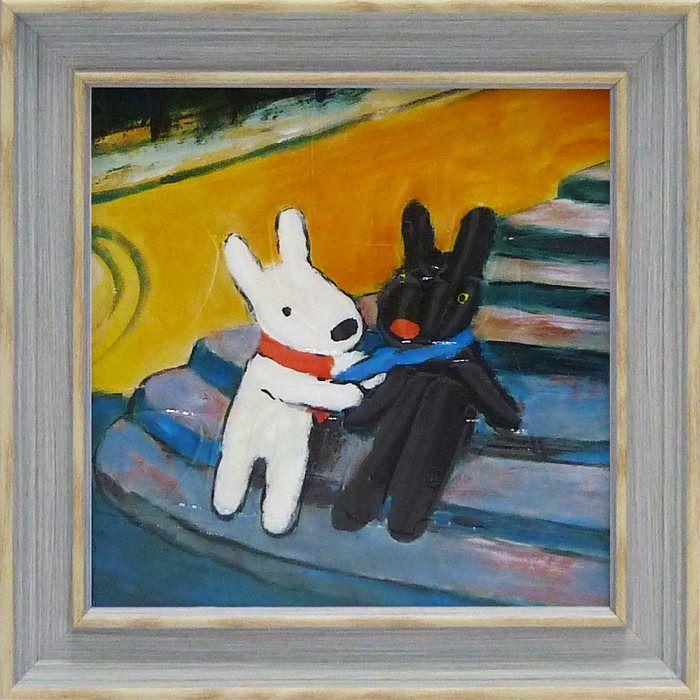 リサとガスパールのであい　リサガス　 額縁　ミニアートフレーム　レア　希少 楽天市場】ミニアートフレーム リサとガスパール Gaspard et Lisa