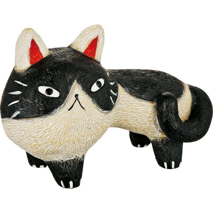 糸井忠晴 雑貨 オブジェ キャットコレクションM ぶちねこ