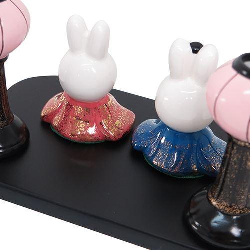 Miffy（ミッフィー） ひな祭り ディックブルーナ 雪洞付ミニ雛人形