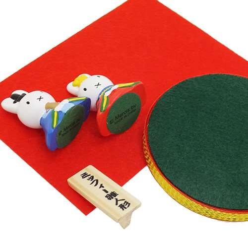 Miffy（ミッフィー） ディックブルーナ キャラクターひな人形 丸台雛
