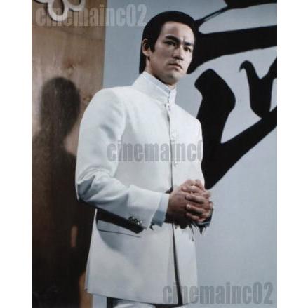 ブルース・リー/『ドラゴン怒りの鉄拳』白い詰襟服の写真/カラー