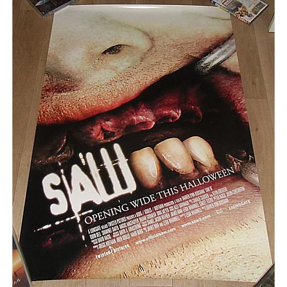 セール！『ソウ3』アメリカ版劇場オリジナルポスター（顔アップ