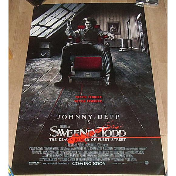 セール！『スウィーニー・トッド』アメリカ版劇場オリジナルポスター