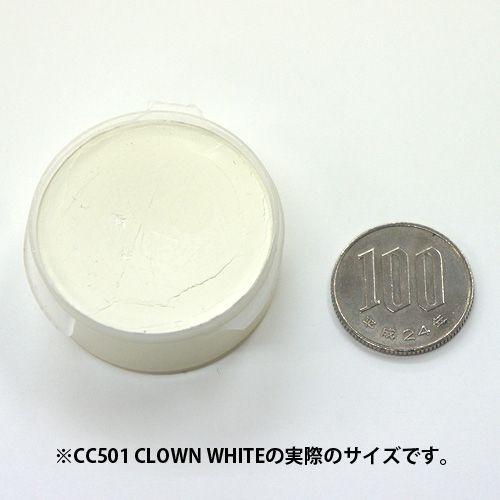 クリームメイクアップ クラウンホワイト Cream Makeup, Clown White, (0.65oz/19g) CC501 白塗り