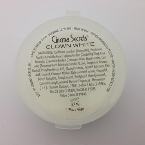 クリームメイクアップ クラウンホワイト Cream Makeup, Clown White, (1.75oz/52.5g) CC502 | 白塗り,ライニングカラー,ドーラン,特殊メイク