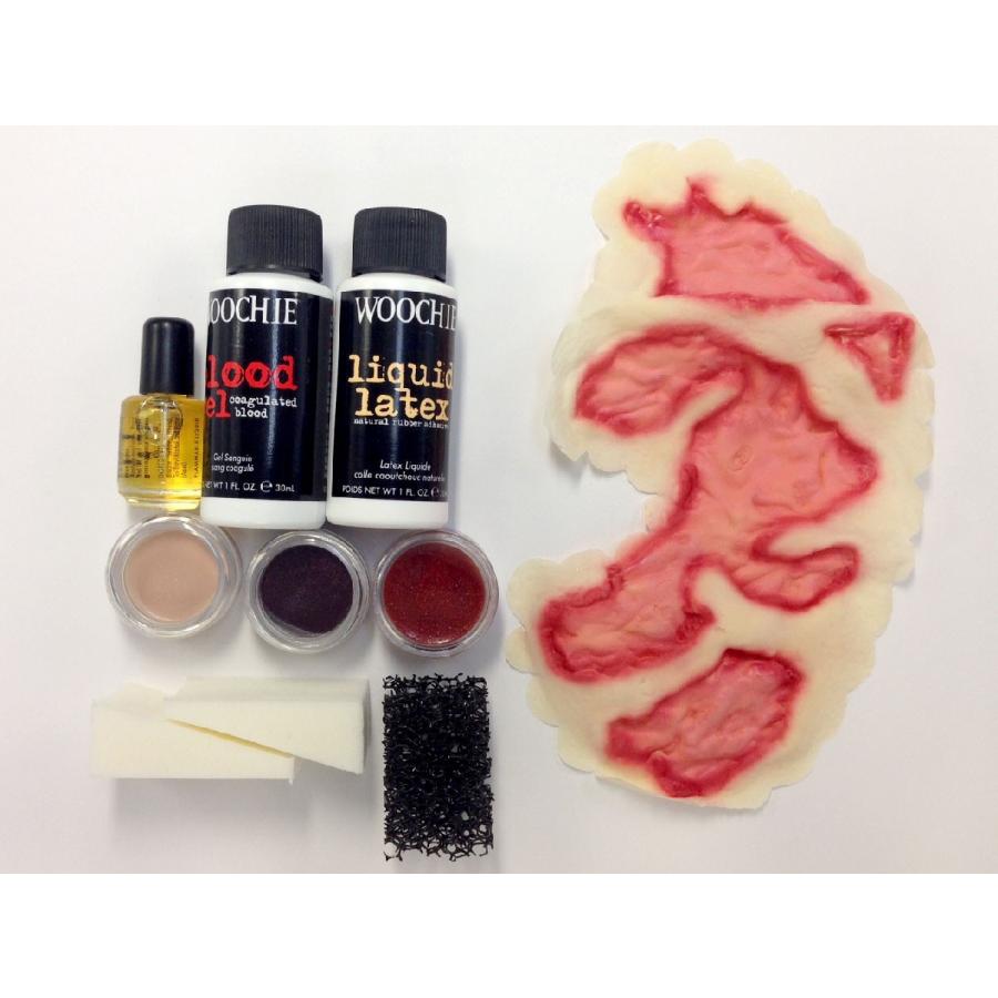 大やけどの特殊メイクキット WOOCHIE,Burn & Scar Effect FX006