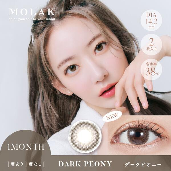 2箱セット 2ヶ月分 MOLAK モラク マンスリー カラコン 1箱2枚入り 宮脇咲良 1ヶ月 1month 度あり 度なし ちゅるん 小さめ デカ目 ナチュラル ハーフ 韓国 水光 | MOLAK | 15