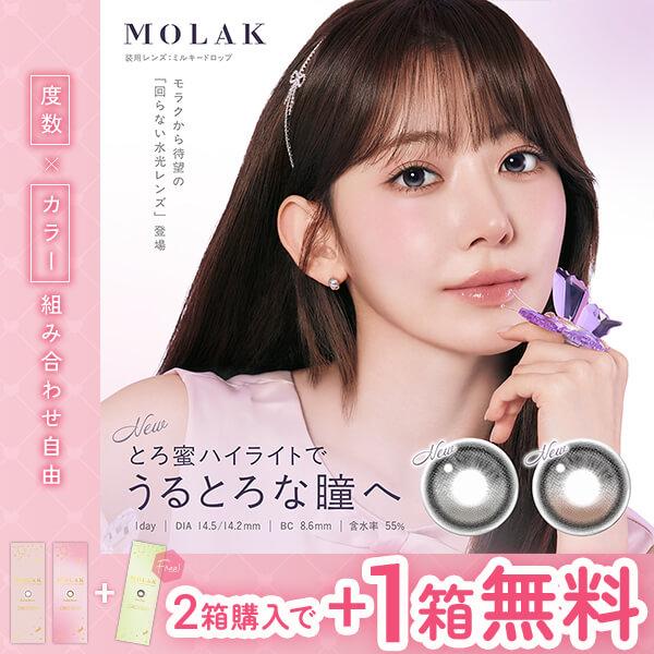 MOLAK（モラク） 1箱1173円 1箱無料 セール 3箱 セット ワンデー