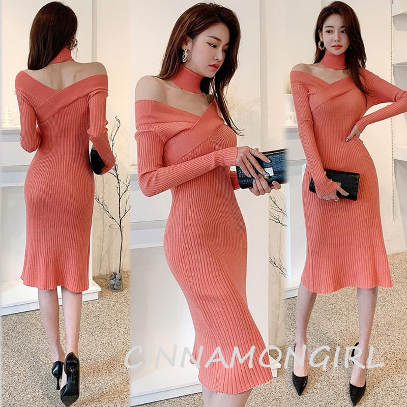 全3色 チョーカーset オフショルダーニットワンピース Knit 1217ymmop 1222 Lam Knit 1217ymmop Cinnamon Girl 通販 Yahoo ショッピング