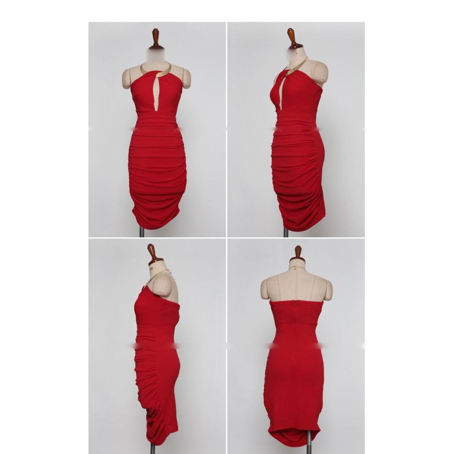 限定セール 全2色 19 Spring 新作 ラグジュアリー胸元 セクシーミニワンピース ドレス レッド ブラック S M L 韓国製 Luxury 1131 Ops 胸元 セ ファイナルバーゲン Skylanceronline Com