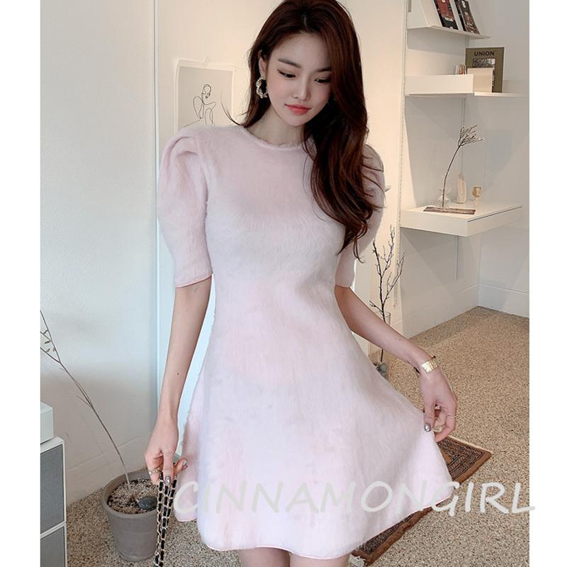 全2色 春新作 パフ袖フレアミニワンピース ピンク グレー Puff 1215aop 0118 Lam Puff 1215aop Cinnamon Girl 通販 Yahoo ショッピング