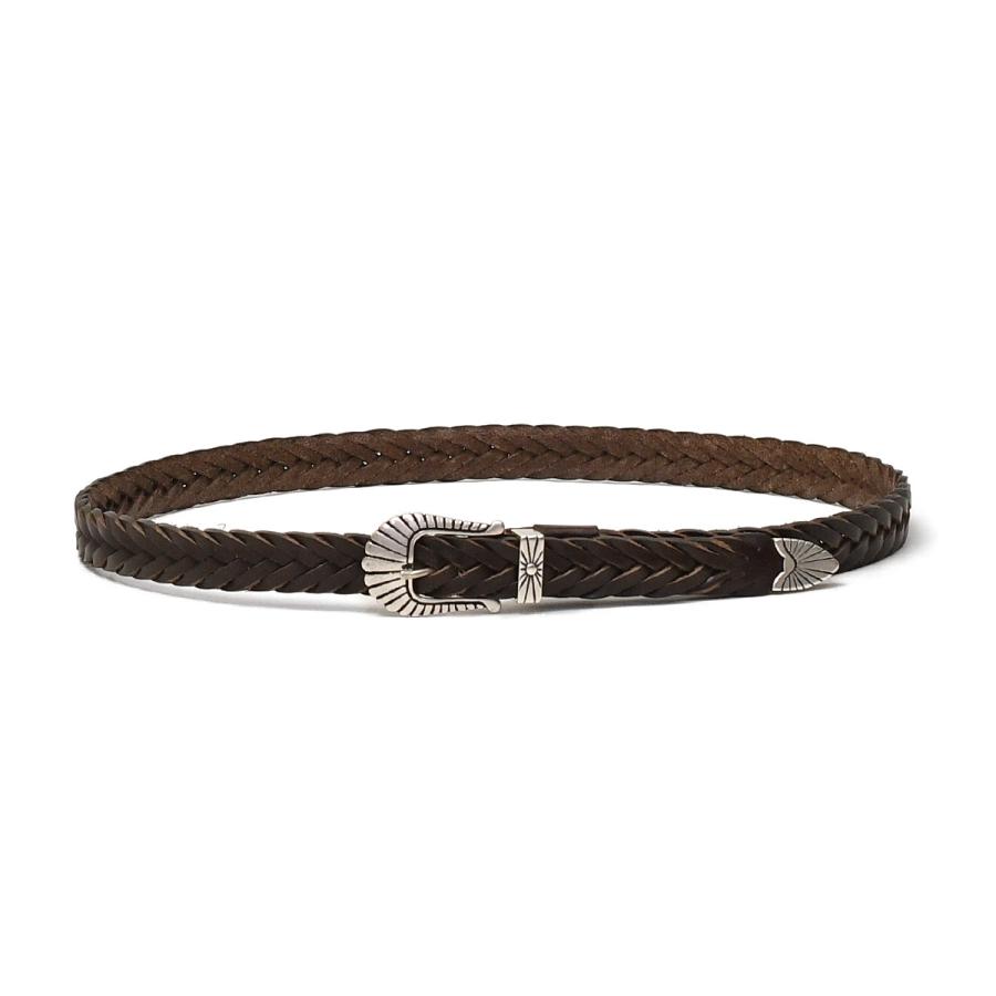 ALBERTO LUTI【アルベルト ルティ】レザーメッシュウエスタンベルト