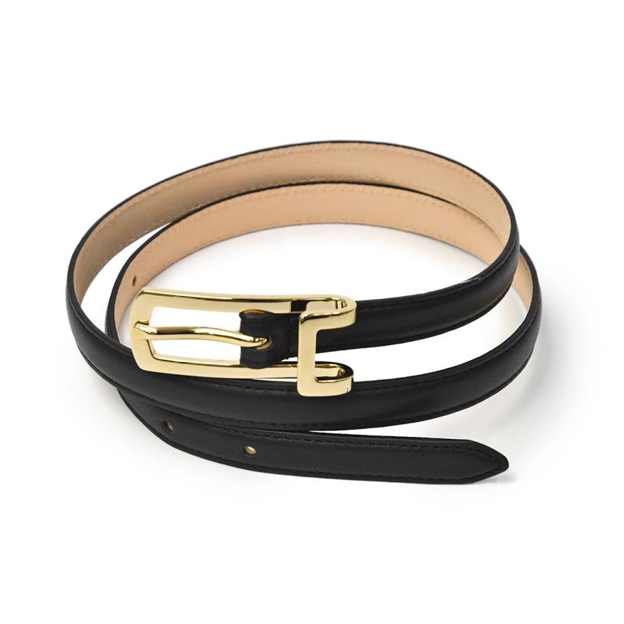 ATELIER AMBOISE【アトリエ アンボワーズ】ゴールドバックル細ベルト