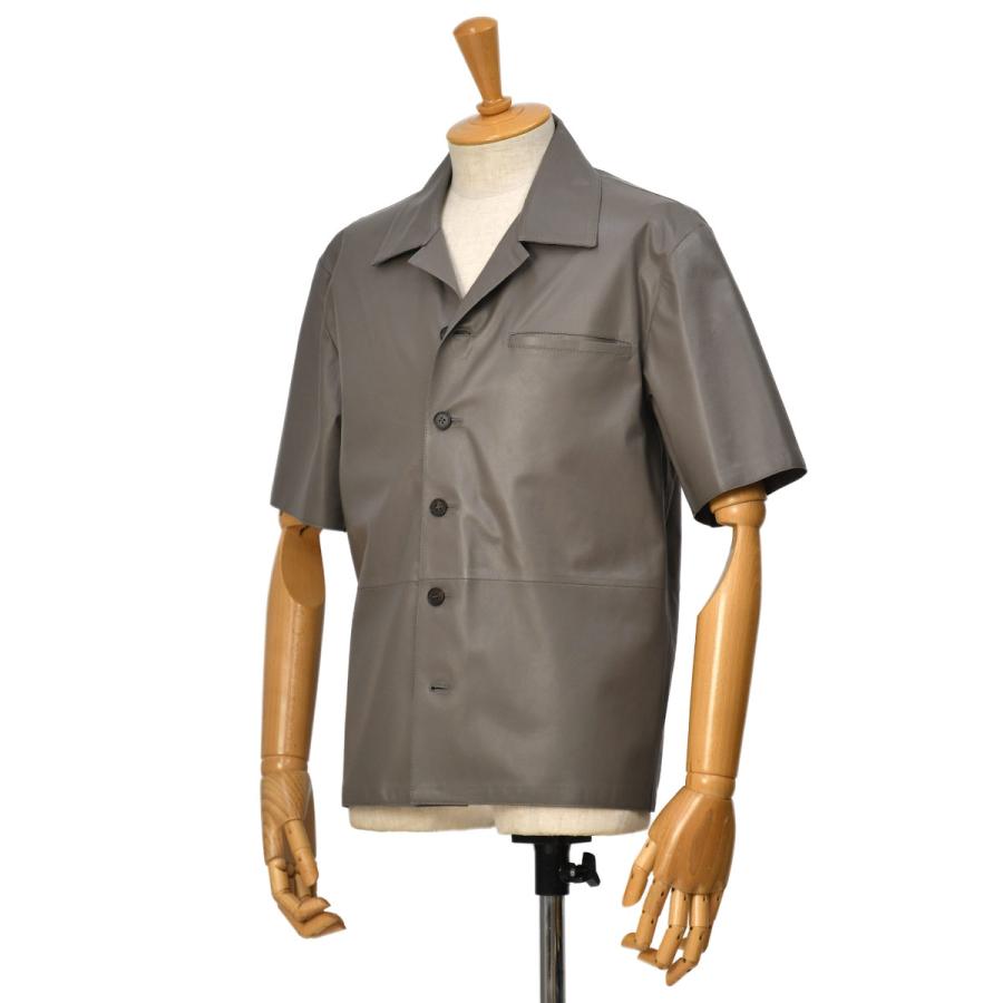 harrier-aoi.161837　ARMAレザーシャツ Arma レザー シャツ | ブラック | FARFETCH JP