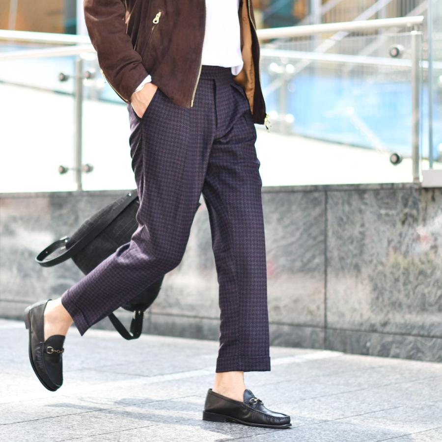 BERWICH ベルウィッチ スコッチ テクノウール 2プリーツ パンツ BERWICH BERWICH【ベルウィッチ】ツープリーツパンツ SCOTCH