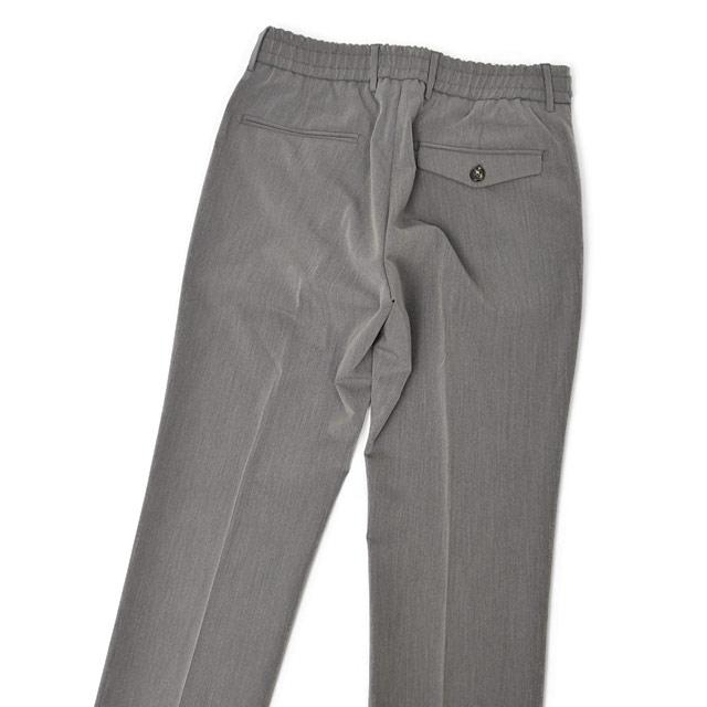 BERWICH グレー プリーツ入り メンズパンツ ウエスト調整可能 50 ベルウィッチ / BERWICH / スコッチ / SCOTCH / ツープリーツ