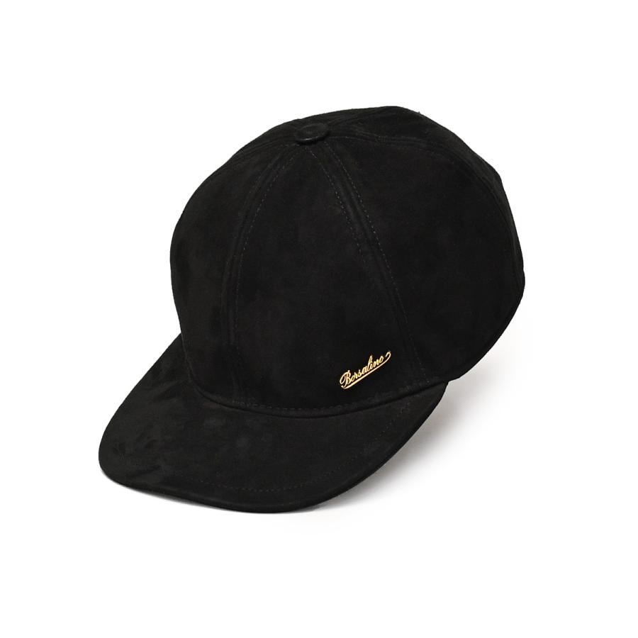 Borsalino【ボルサリーノ】スエードベースボールキャップ 480351 6644 ゴートスエード ブラック | Borsalino