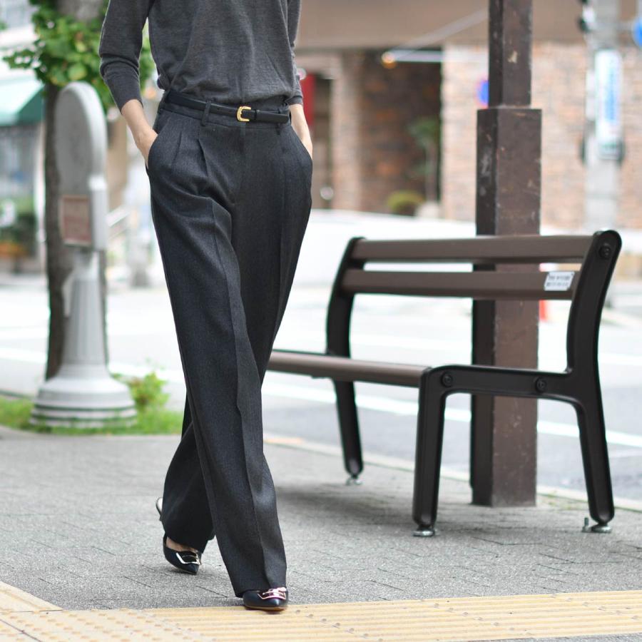 CELLAR DOOR Cellar Door【セラードアー】タックワイドパンツ WENDY