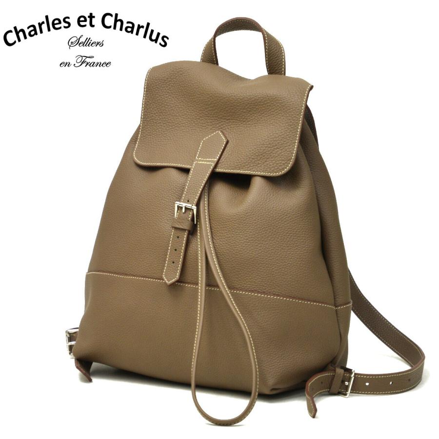 ビンテージ Charles et Charlus 本革 レザーリュックサック！ Charles et Charlus【シャルル・エ・シャルリュス】リュック Marcel