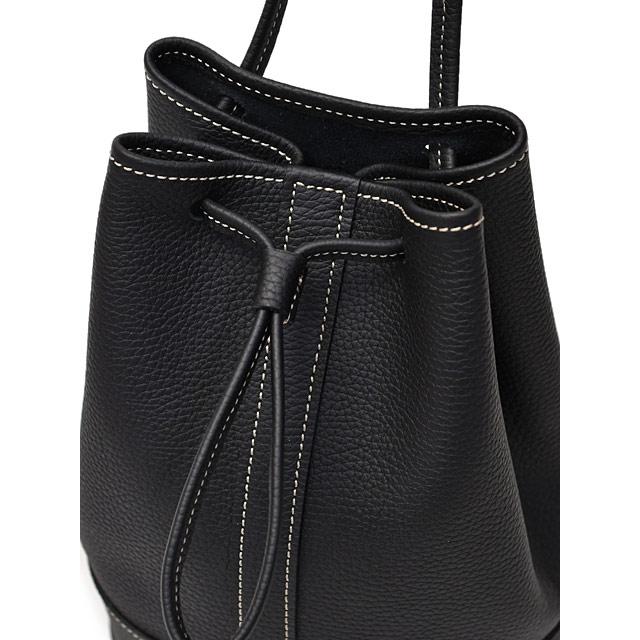 シャルル エ シャルリュス 美品 巾着 ドローストリングバッグ ショルダーバッグ レディース ブラウン Charles et Charlus【シャルル・エ・シャルリュス】別注ドロー