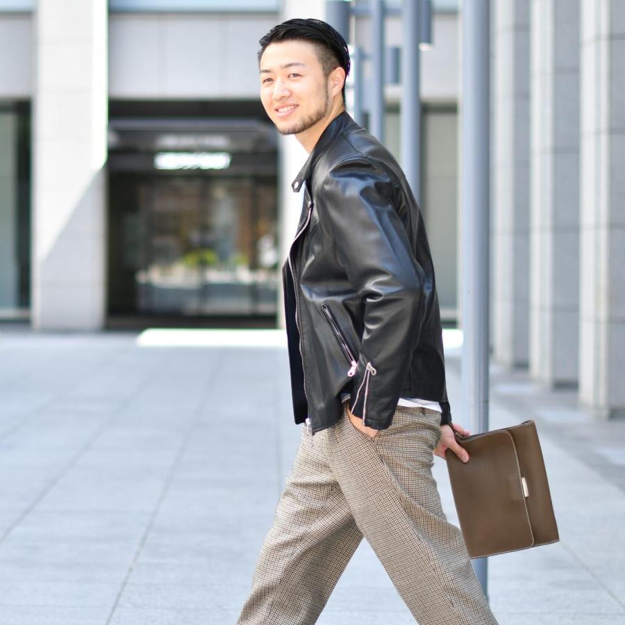 CINQUANTA【チンクアンタ】スタンドカラーダブルライダース