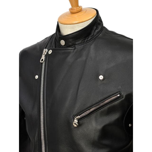[美品] CINQUANTA グレー シングルライダース　サイズ44 CINQUANTA チンクワンタ ライダースジャケット シングル シープ
