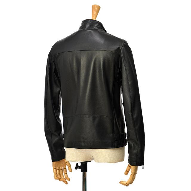 [美品] CINQUANTA グレー シングルライダース　サイズ44 CINQUANTA チンクワンタ ライダースジャケット シングル シープ