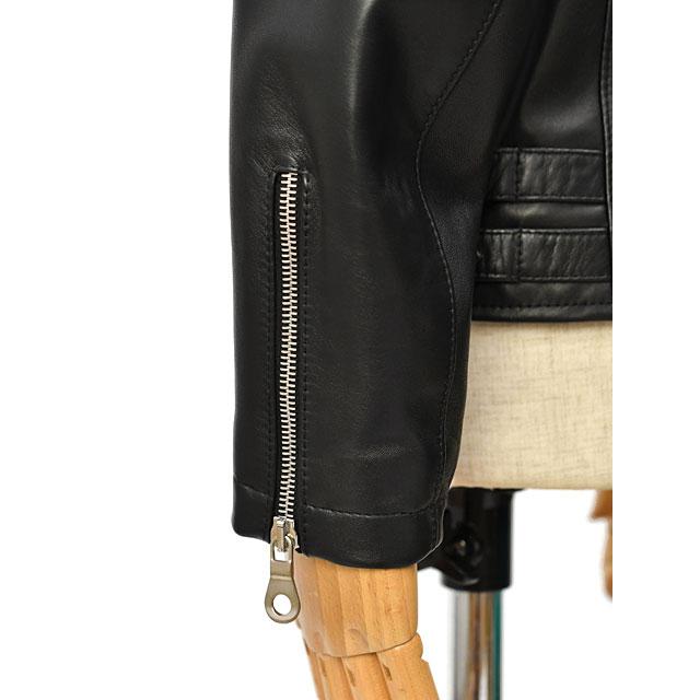 CINQUANTA【チンクアンタ】スタンドカラーダブルライダースジャケット