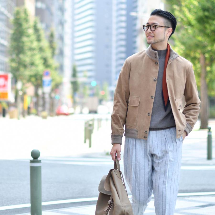 CINQUANTA チンクアンタ　スエード　ドライビングブルゾン　サイズ48 CINQUANTA【チンクアンタ】ドライビングブルゾン H504 2011 6069