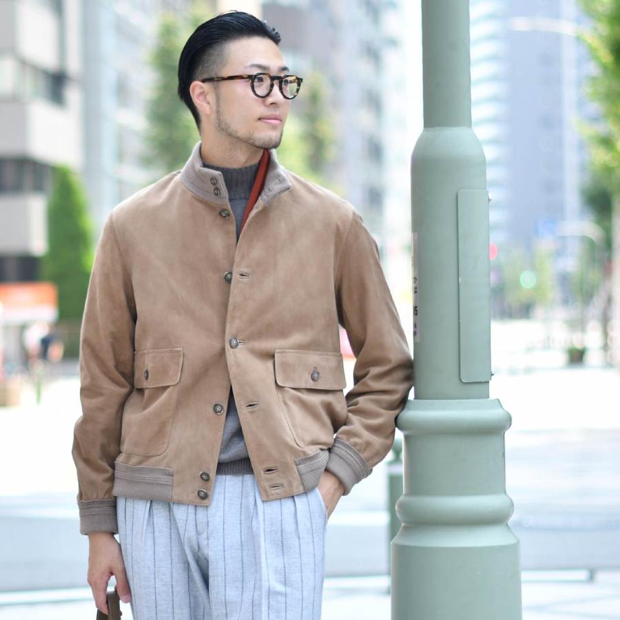 CINQUANTA チンクアンタ　スエード　ドライビングブルゾン　サイズ48 BEAMS F（ビームスF）【別注】CINQUANTA / スエード